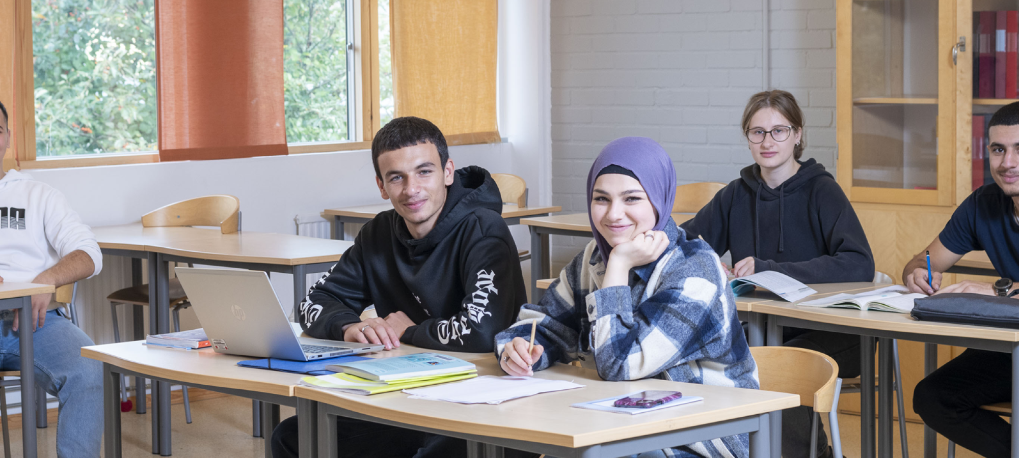 Elever i klassrum